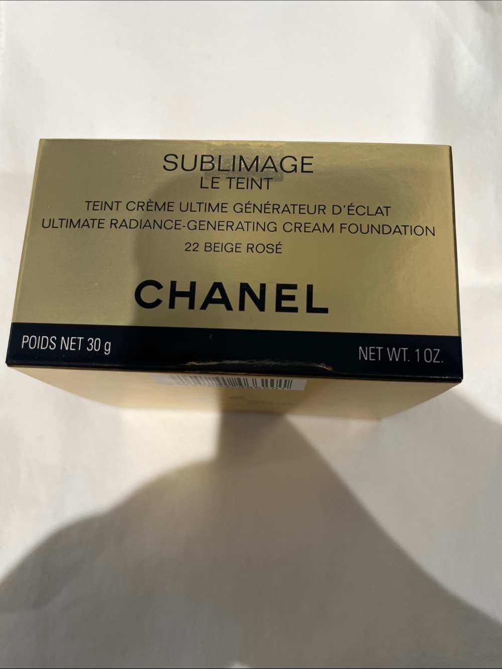 Chanel Sublimage Le Teint Foundation 22 Beige Rose